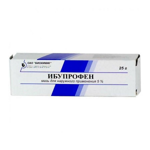 Купить: Ибупрофен мазь для наружного применения 5% туб 25г