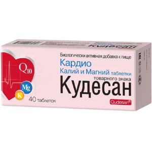 Купить: Кудесан с калием и магнием 1000 мг 40 шт таблетки