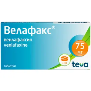 Купить Велафакс 75 мг 28 шт таблетки