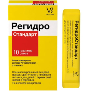 Купить: Регидростандарт 4,36 г 10 шт порошок для приготовления раствора для приема внутрь