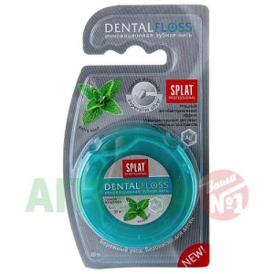 Купить: Splat Professional Dental Floss зубная нить 30м с волокнами серебра