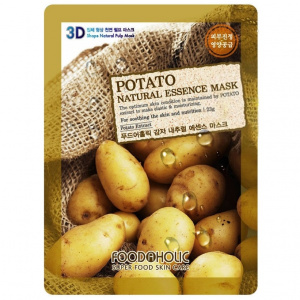 Купить: FoodaHolic маска 23г ткан 3D c экстр картофеля Potato Natural Essence Mask