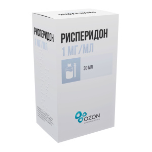 Купить: Рисперидон 1 мг/мл 30 мл раствор