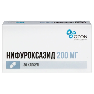 Купить: Нифуроксазид 200 мг 30 шт капсулы