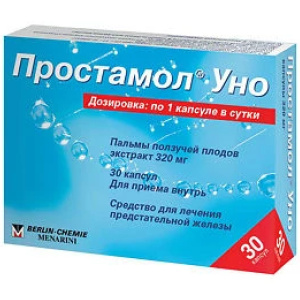 Купить: Простамол Уно 320 мг 30 шт капсулы