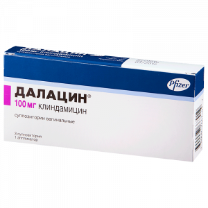 Купить Далацин 100 мг 3 шт суппозитории вагинальные + аппликатор