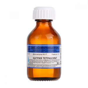 Купить: Натрия Тетраборат 20% 30 г раствор в глицерине флакон