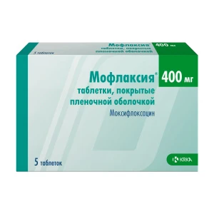 Купить Мофлаксия таблетки ппо 400мг №5