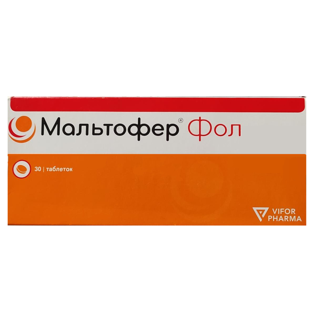 Купить Мальтофер Фол 30 шт таблетки жевательные