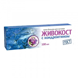 Купить: Живокост с хондроитином гель-бальзам для суставов туба 100 мл