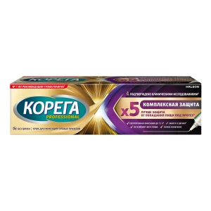 Купить Корега 40 г крем для фиксации зубных протезов комплексная защита