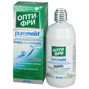 Купить: Опти-Фри Pure Moist 300 мл раствор для контактных линз + контейнер