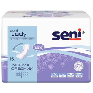 Купить: Seni Lady Normal 15 шт прокладки урологические