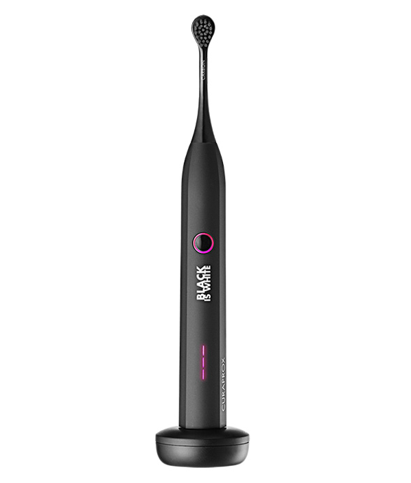 Купить Curaprox Hydrosonic Black is White Курапрокс щетка зубная звуковая