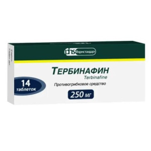 Купить: Тербинафин 250 мг 14 шт таблетки