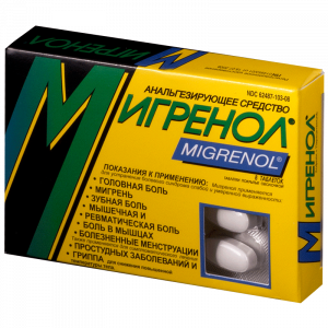 Купить: Мигренол  таблетки №8