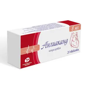Купить Ангиаканд 8 мг 28 шт таблетки