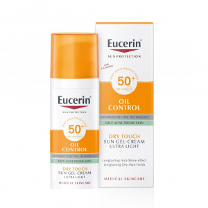 Купить: Eucerin крем-гель д/лица 50мл солнцезащ д/проблемн кожи SPF50+