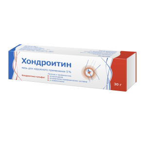 Купить: Хондроитин 5% 30 г мазь