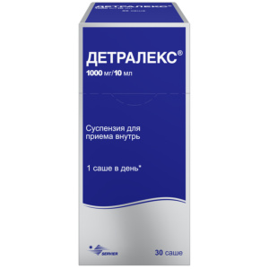 Купить: Детралекс 10 мл 30 шт суспензия для приема внутрь саше