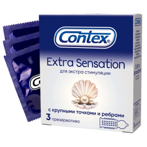 Купить Contex Extra Sensation презервативы 3 шт.