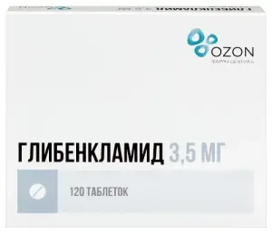Купить Глибенкламид 3,5 мг 120 шт таблетки