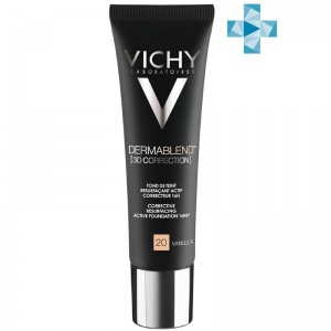 Купить: Vichy Dermablend 3D крем тональный 30мл тон 20 корректир