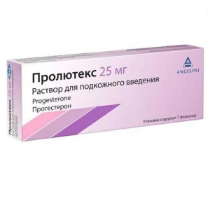 Купить: Пролютекс раствор для подкожного введения 25мг фл 1,112мл №7