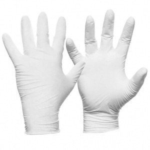Купить Перчатки нитрил белые SFM размер M не стерильные (1 пара)