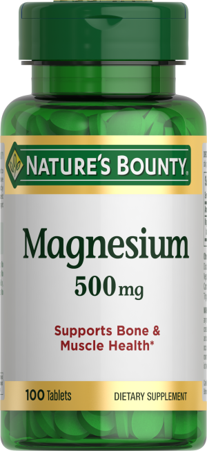 Купить: Nature's Bounty Магний 500 мг 100 шт таблетки