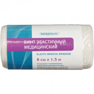 Купить Бинт эласт Меридиан  1,5мX8см ср растяж