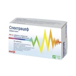 Купить Спектрацеф 400 мг 10 шт таблетки покрытые пленочной оболочкой