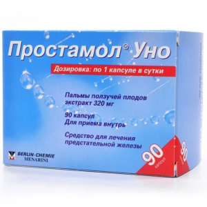 Купить: Простамол Уно 320 мг 90 шт капсулы