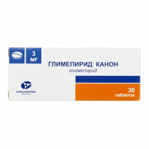 Купить Глимепирид Канон таблетки 3мг №30