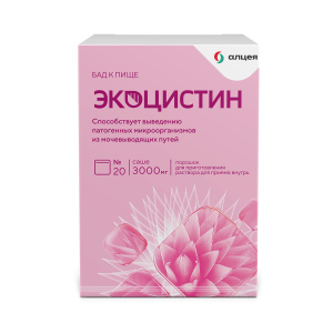 Купить: Экоцистин 3 г 20 шт порошок для приготовления раствора для приема внутрь