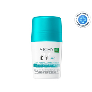 Купить: Vichy 50 мл антиперспирант шариковый против белых и желтых пятен 48 ч