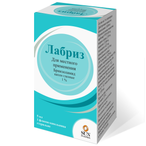 Купить: Лабриз капли глазн 1% фл-кап 5мл
