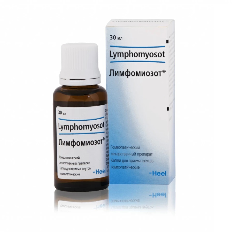 Купить Лимфомиозот капли для внутреннего применения гомеопатические 30мл
