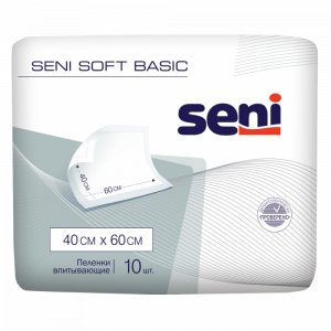 Купить: Seni Soft Basic пеленки 40смX60см №10