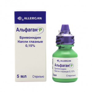 Купить: Альфаган Р 0,15% 5 мл капли глазные