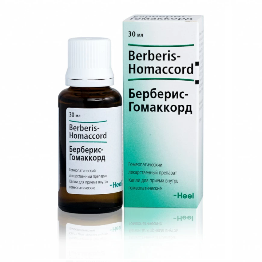 Купить Берберис-Гомаккорд капли для внутреннего применения гомеопатические 30мл