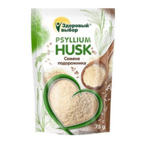 Купить: Psyllium husk Семена подорожника 75 г