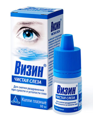 Купить: Визин Чистая Слеза 0,5% 10 мл капли для глаз