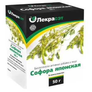 Купить: Софора Японская плоды 50 г пачка