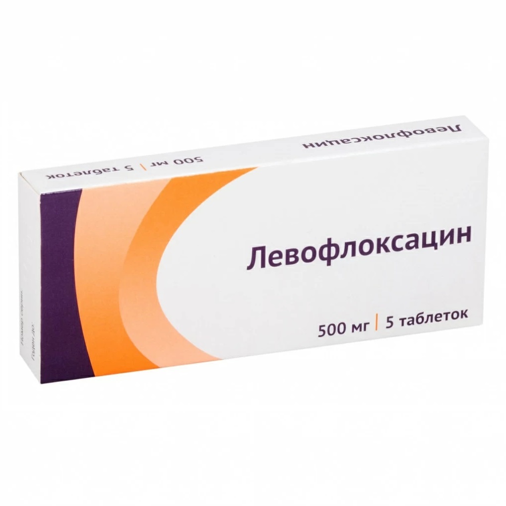 Купить Левофлоксацин таблетки ппо 500мг №5