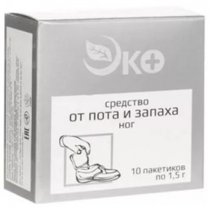 Купить: Эко 1,5 г 10 шт средство от пота и запаха ног