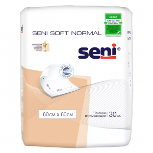 Купить: Seni Soft Normal пеленки 60смX60см №30 (3 капли)