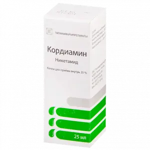 Купить Кордиамин 25% 25 мл капли