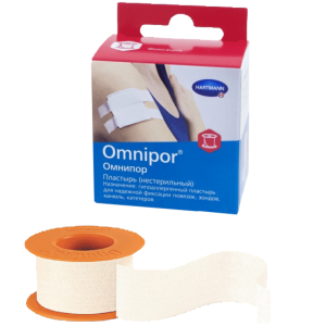 Купить: Omnifilm пластырь 1,25смX500см прозрачный пористая ткань