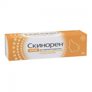 Купить: Скинорен крем д/наруж примен 20% 30г